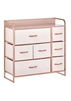 Buy ❤️ MDesign 7-Drawer 👗 Dresser with Wood Shelf 😍 -Storage Basket Store Belk 953